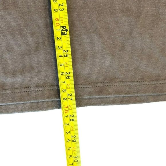 Mizen + Main Brown Trim Fit Quarter Zip Pullover Sweatshirt Mens XL - Picture 5 of 5